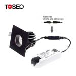 Modern Square Recessed Dimmable Downlights 11W Fire Rated Ip65 6000k