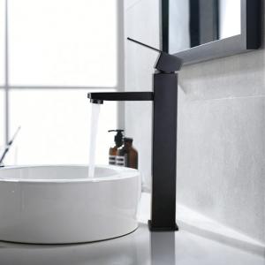China SUS304 Stainless Steel Vessel Single Hole Single Handle Basin Mixer in Chrome Matte Black Gold Sn wholesale