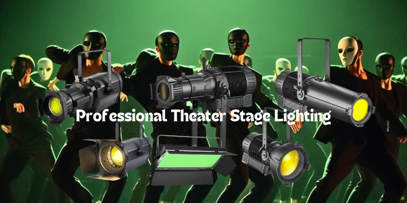 400W LED Profile Spotlight RGBAL 5 in 1 Theater Stage Lighting LED Concert Hall Wash Lighting CRI 95Ra