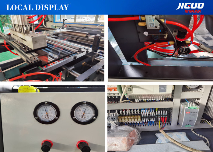 JIGUO Window Patching Machine 900×680mm Tissue Box Corner Cutting Creasing