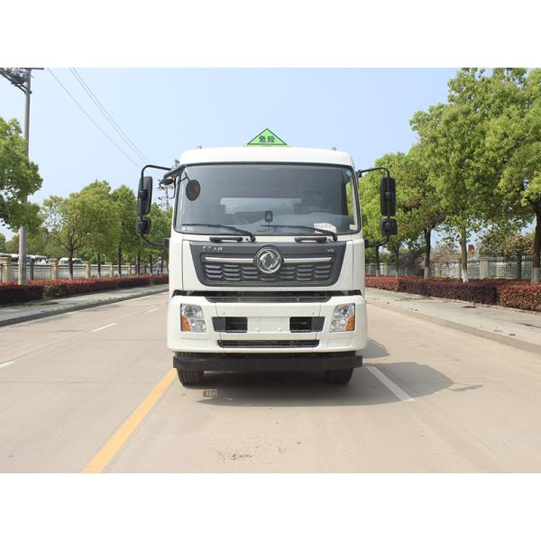 Dongfeng Tianjin Small Axle Flammable Liquid Tank Transporter 15 Tons