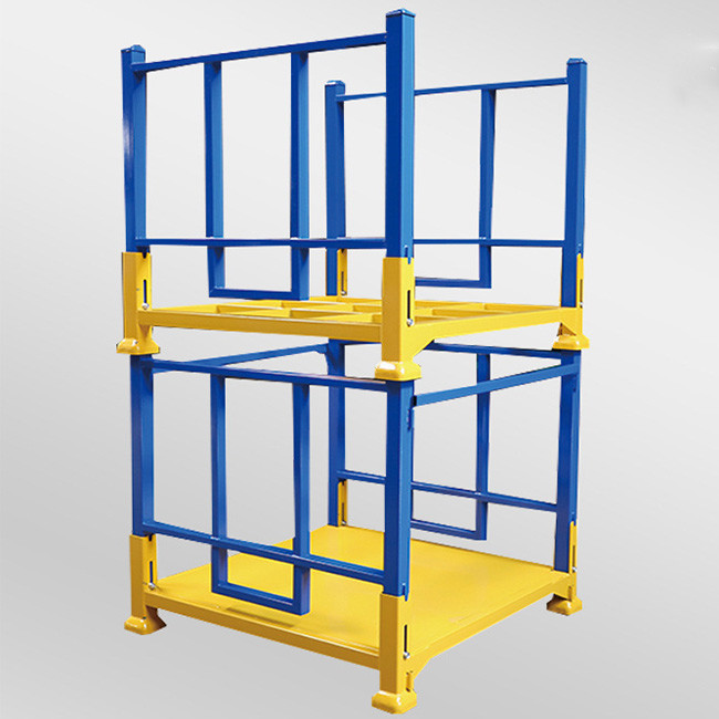 Foldable Steel Stacking Racks Stackable Storage Racks 1000kgs/level