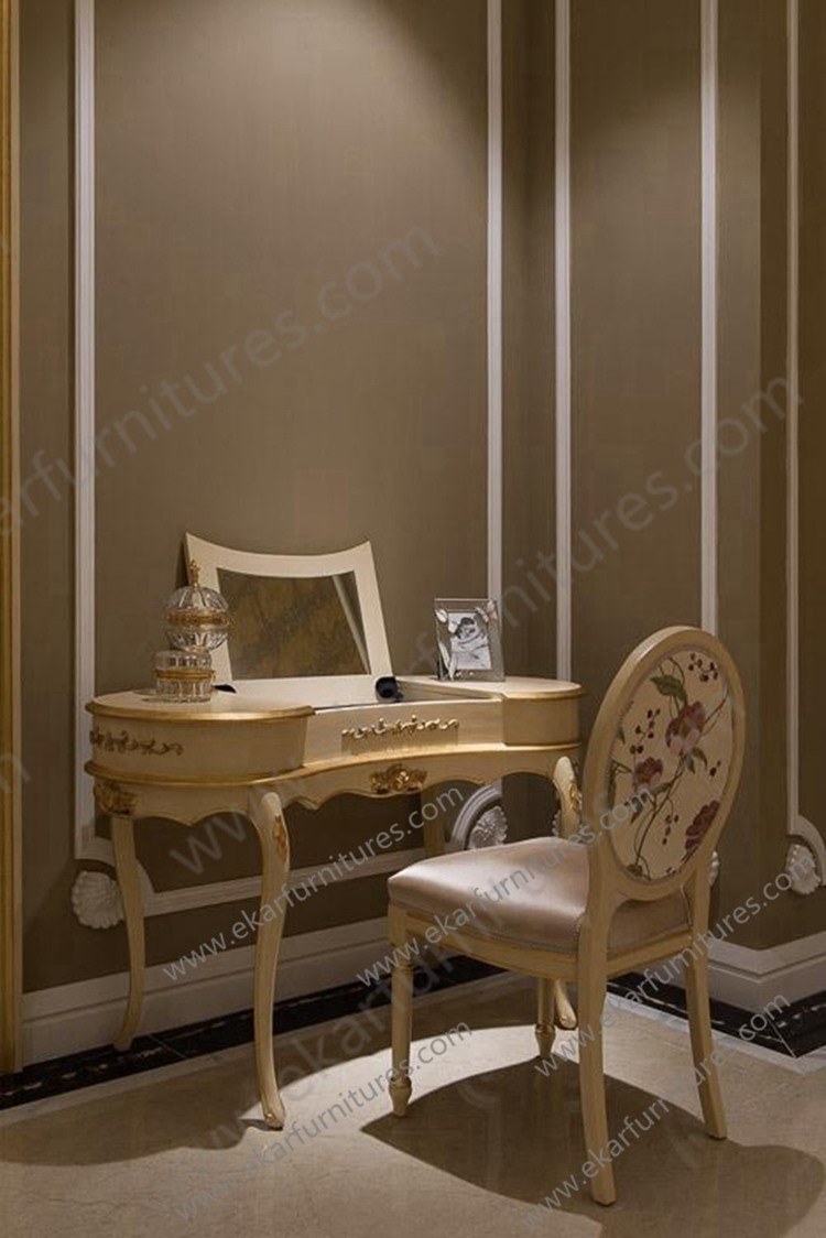 Hot Sale Bedroom Furniture Price Glass Mirror Bedside Tables FV-103B