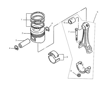 Tak9889 Piston Liner Kit Cylinder Liner 297-7750 Engine Tak-9889 Ring 2977750 Piston