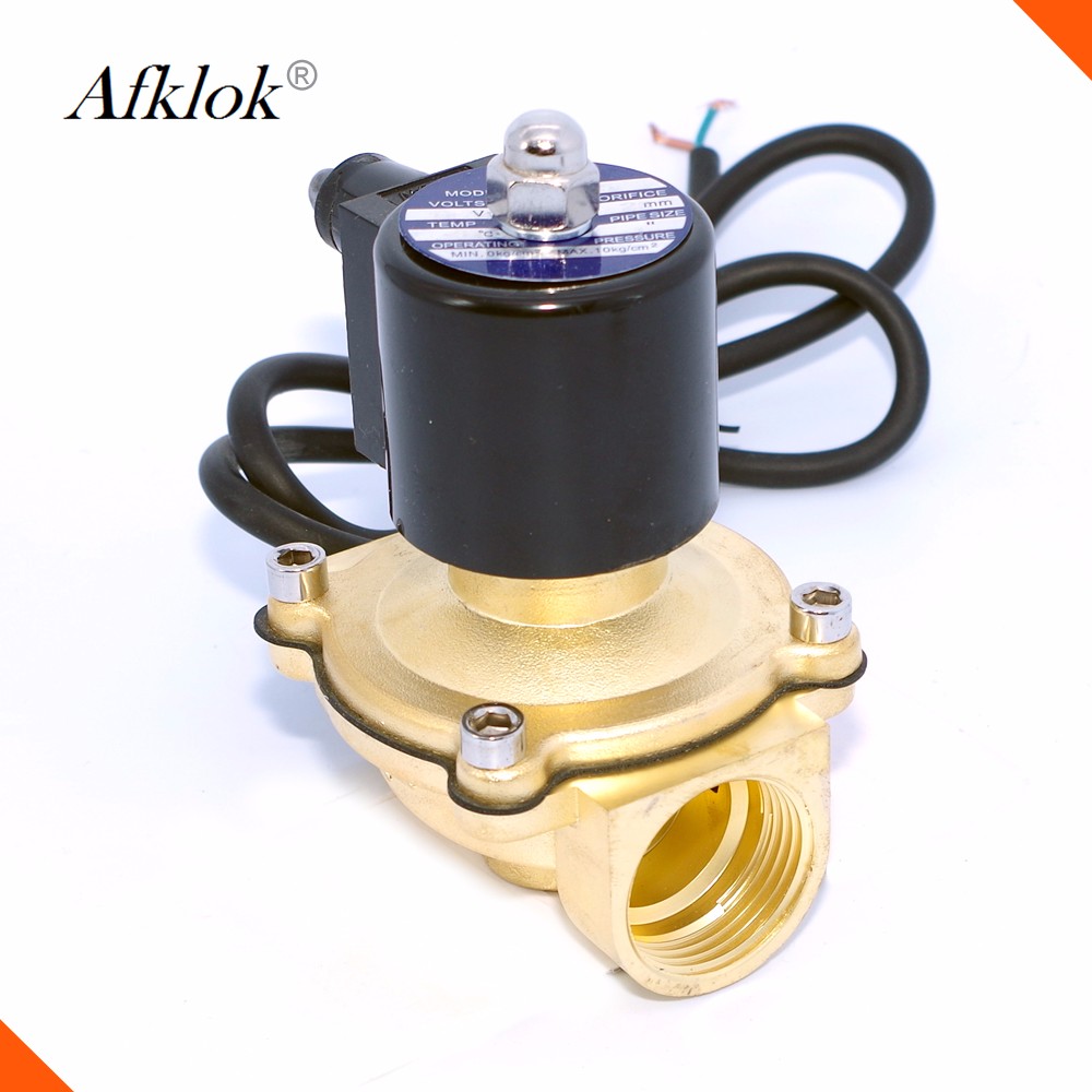 Brass Waterproof IP68 Low Pressure 1 inch Electric Water Solenoid Valve Price
