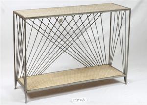 China Decorative Furniture metal and wood display shelves wholesale