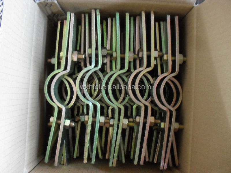 Galvanized Stainless Steel Pipe Riser Clamp For Cast Iron Pipe