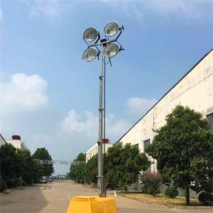 China 12M 400W Winch Up Aluminum Portable LED Light Towers wholesale
