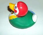 EN71 Promotional Green Weighted Rubber Ducks Gift For Race / Bath Time