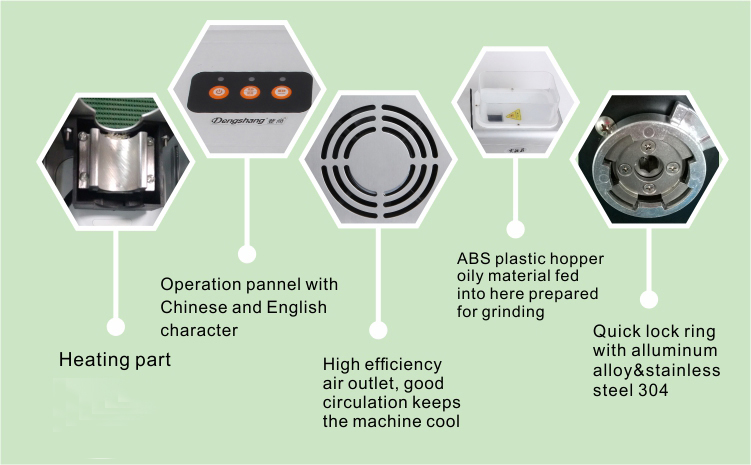 cold-pressed oil extraction machine components