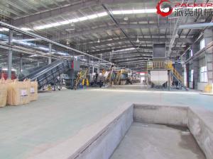 China PLC Plastic Bottle Recycling Machine , Full Automatic PET Bottle Washing Line wholesale