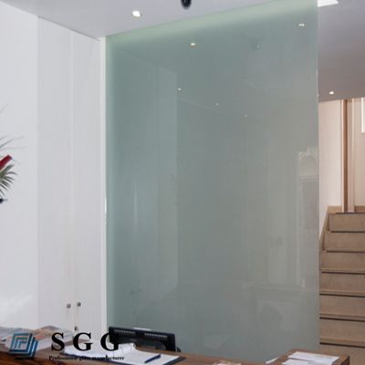 tempered acid etched frosted glass