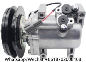 China Vehicle AC Compressor for Komatsu Excavator OEM 447220-4053 447220-4781 20Y-979-6120 20Y-979-6121 1B 152MM wholesale