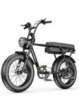 Max Speed 30-50Km/h Disc Brake Electric Fat Tire Bike 48V 400W Motor Ebike