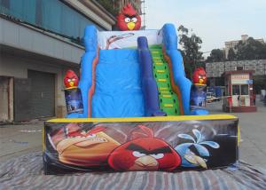 China Amazing Angry Bird Large Commercial Inflatable Slide With Digital Printing wholesale
