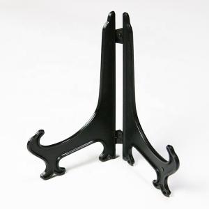 China Black Transparent 8Inch Plastic Plate Display Stand wholesale