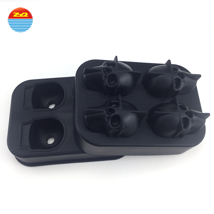 Non - Toxic Silicone Novelty Ice Cube Trays Baby Food Freezer Storage Tray