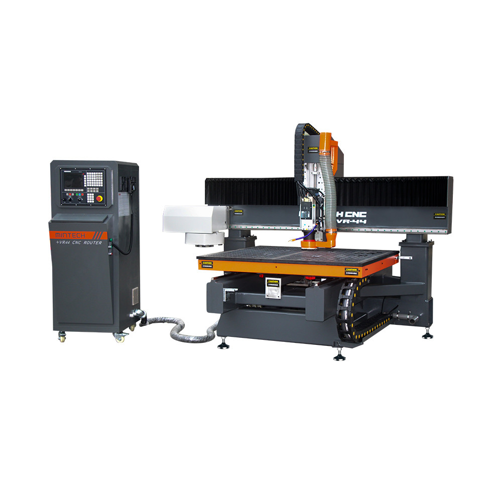 Black 3Ph ATC CNC Router Machine , 9KW 3D CNC Wood Router
