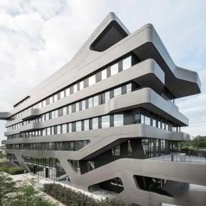 China PVDF Solid Aluminum Facade Panels Polyester Powder Coated 2000x4000mm wholesale