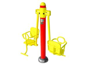 China outdoor playground galvanized steel swivel chair-ET-E06 wholesale