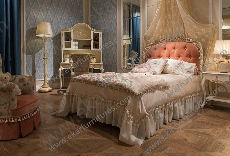 Italian Kids Furniture Bedroom Dresser Designs With Shelf FD-116
