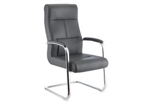 China Executive 47cm Padded Leather Conference Room Chairs wholesale