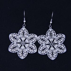 China Fashion High Quality Ladies Women Girls Stainless Steel Earrings LEF109 wholesale