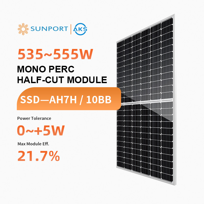 Sunport AH7H/10BB 535W-560W Monocrystalline Bifacial Solar Module