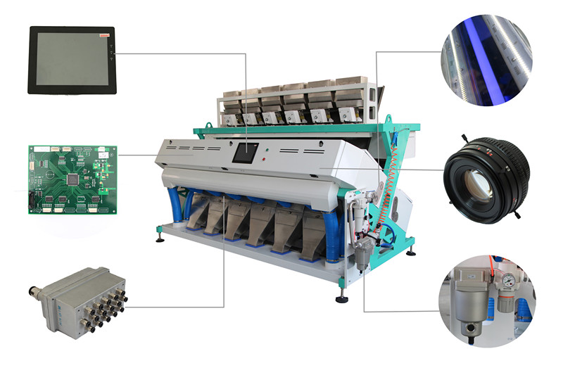 Simple Operation Rice Optical Color Sorter For Home Use / Food Shop