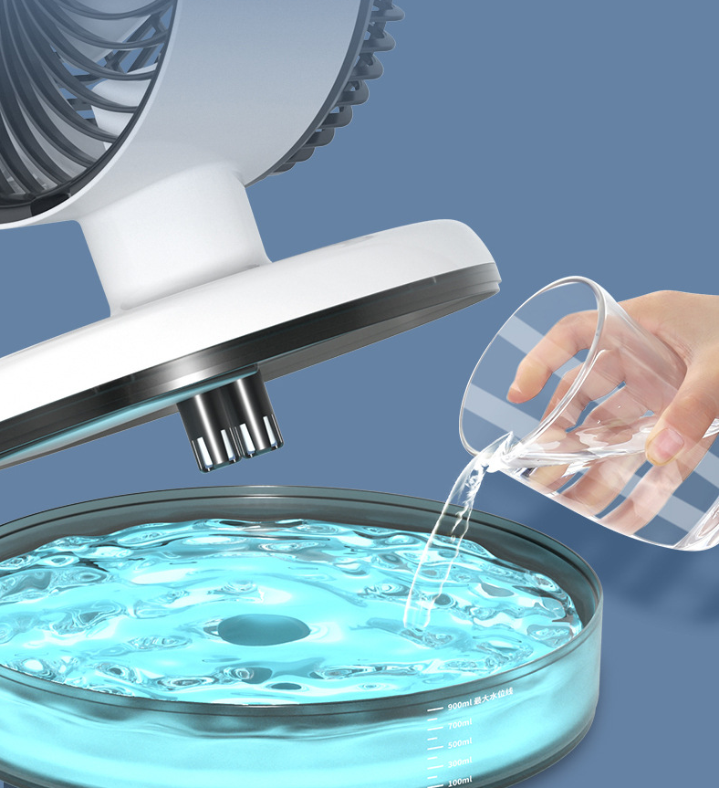 Household Mini Portable Air Conditioner with Spray Humidify and USB Water Cooling Fan