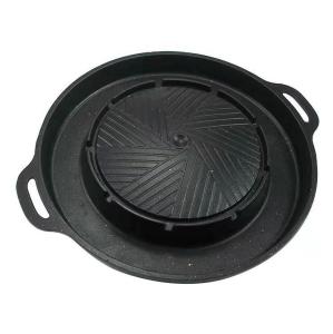 China Korean Style Square Stovetop Grill Pan Aluminum Non Stick Smokeless Barbecue Stovetop Plate wholesale