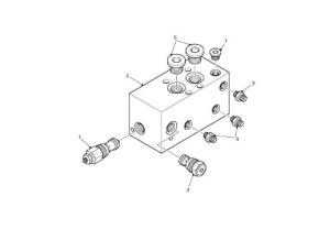China 771609 Distribution Valve Elme Spreader Spare Parts Corrosion Resistant wholesale