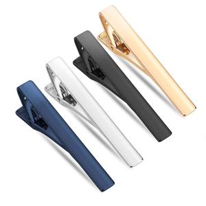 China Custom Mens Engraved Tie Clips Logo Stainless Steel Necktie Clip wholesale