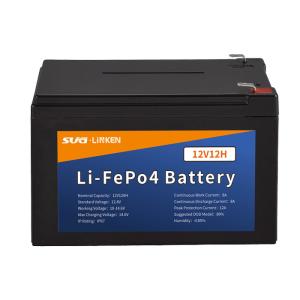 China IP67 12ah Lithium Ion Storage Battery 12.8v Lifepo4 Solar Battery wholesale