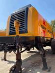 75KW Used Electric Concrete Trailer Pump Sany Yellow HBT60C