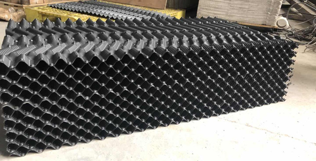 500mm Cooling Tower Fill Media Replacement Counter Flow Media PVC Fill Packs