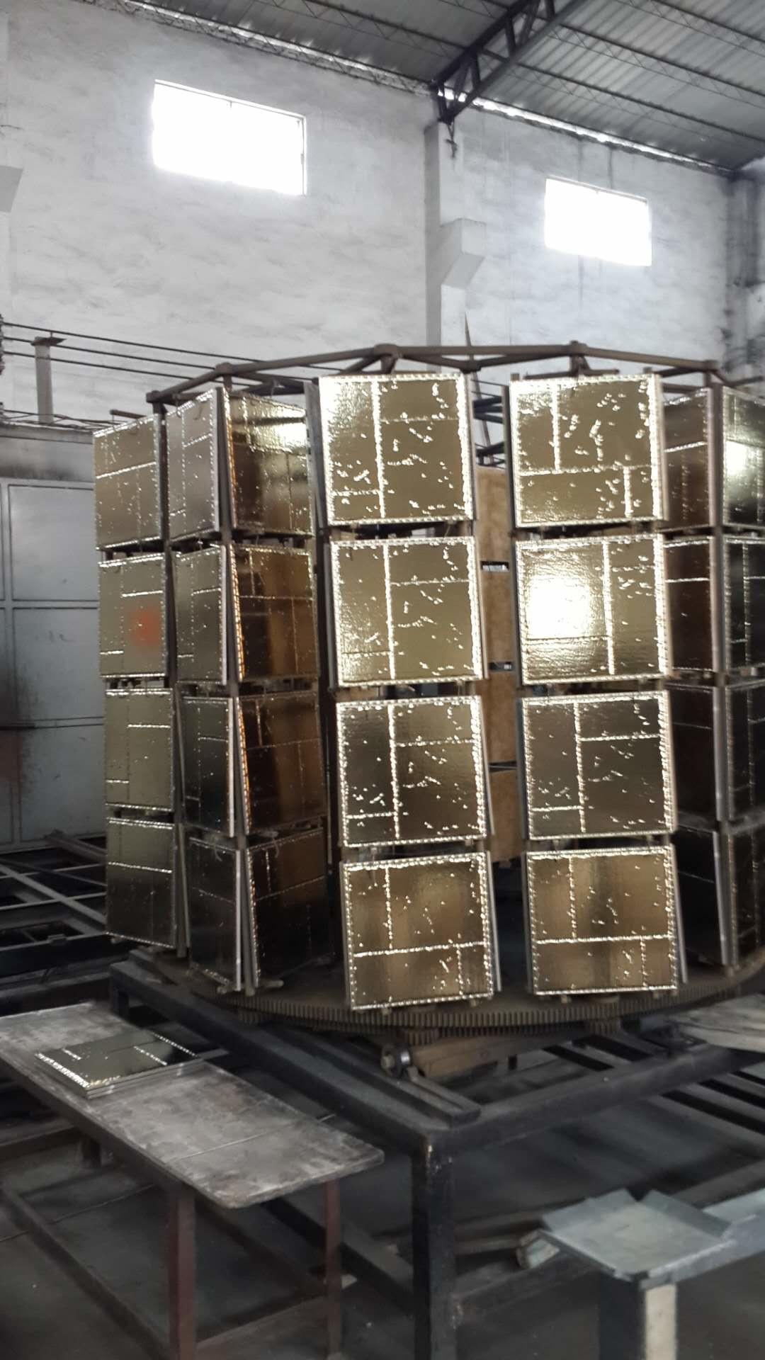 Ceramic Tile Titanium Gold PVD Coating Equipment / Ceramic Coating Machine