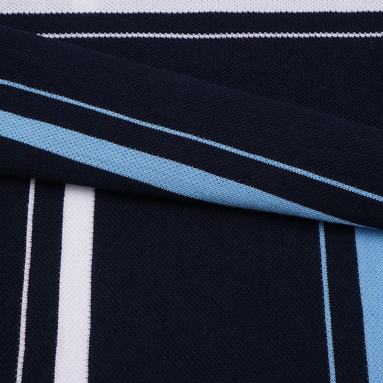 Easy-To-Maintain And Wrinkle-Resistant Striped Knit Fabric For Busy Lifestyles