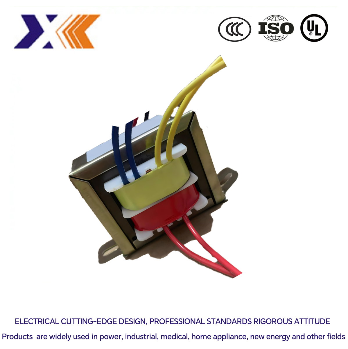 220v To 110v Ei 66 Low Frequency 50/60hz Custom Copper Electric Power Step Up and Down EI Transformer