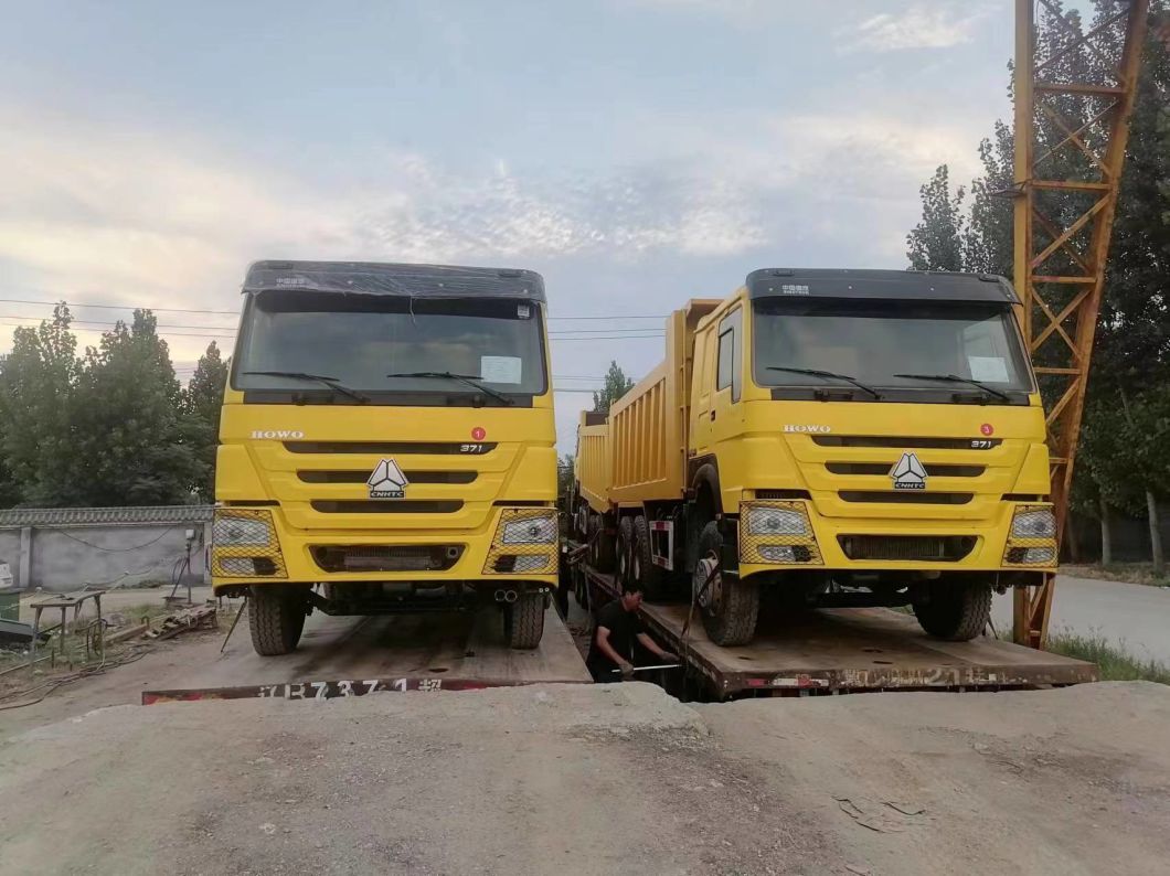Sinotruck HOWO 6*4 Yellow Dump Truck Secondhand Truck 10tires