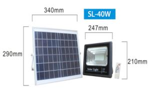 China Die Cast Aluminium 40W 6h Solar Outdoor Flood Lights wholesale