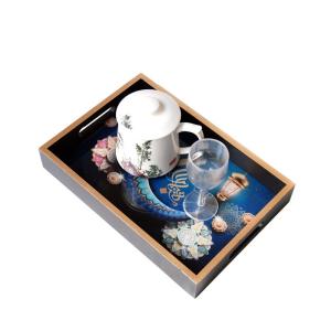 China FDA Restaurant Square Oil Painting Plate Tableware wholesale