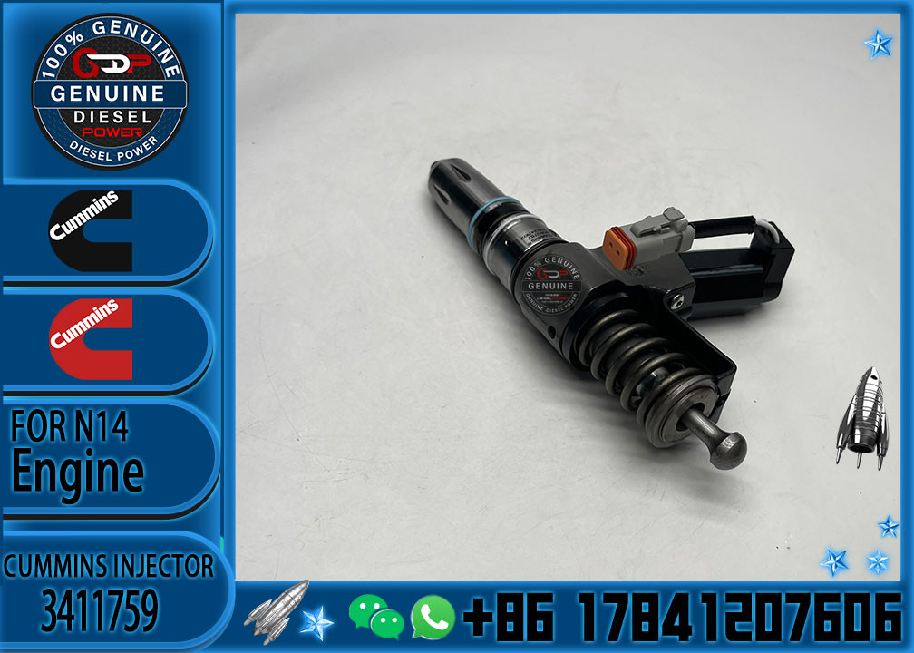 3411759 Diesel Fuel Injector N14 Common Rail Injector 3411766 3411691 3411767
