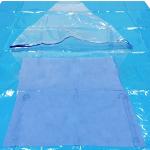 Sterile Disposable Surgical Aperture Drapes With Adhesive Tape SMS 45g