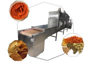 China Eco Friendly Spice Conveyor Belt Microwave Drying Machine wholesale