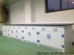 750x850mm Chemistry Lab Furniture Worktable Polypropylene Reagent Shelf