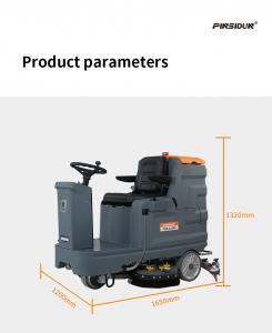 China Electric Garage Floor Scrubber Warehouse Floor Cleaner For Hospital 140L wholesale
