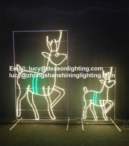 China led reindeer outdoor christmas decorations wholesale