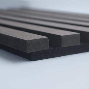 China Odorless Wooden Acoustic Slat Wall Panel Multipurpose Fireproof wholesale
