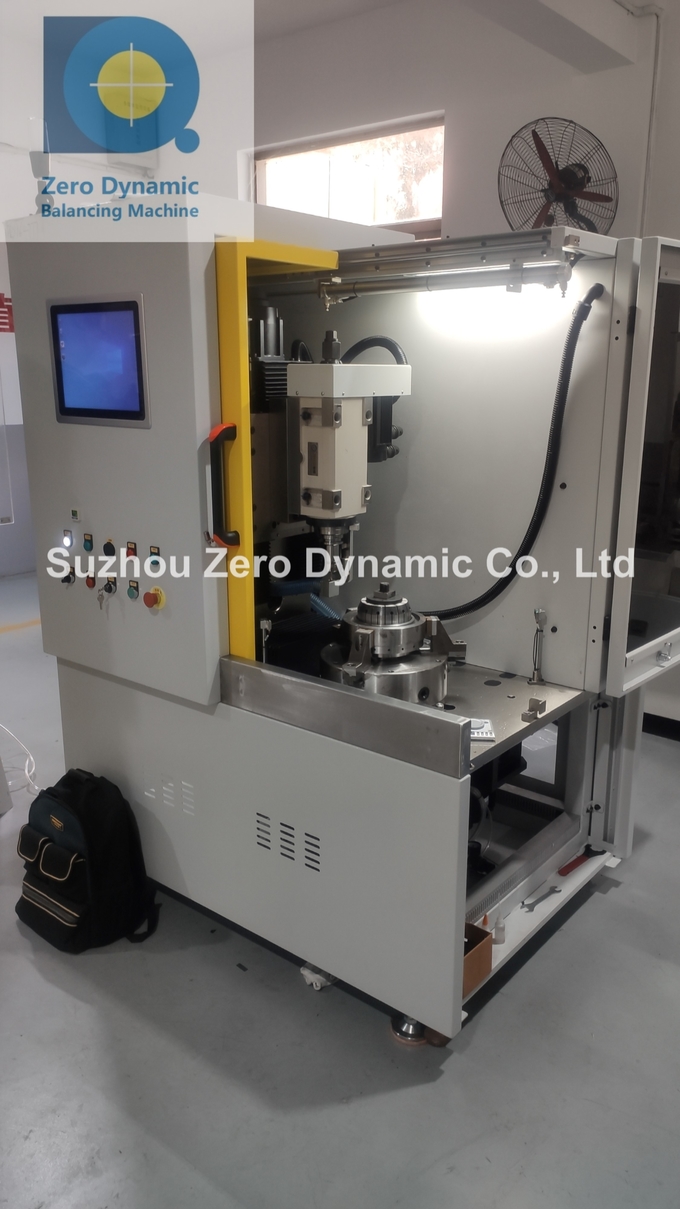 Automotive Output Gear Automatic Balancing Machine Vertical Single Plane Flange Pulley Drilling Correction Balancer
